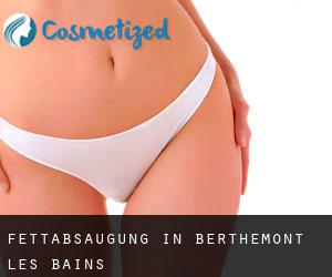 Fettabsaugung in Berthemont-les-Bains