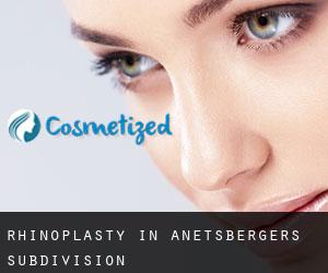 Rhinoplasty in Anetsberger's Subdivision