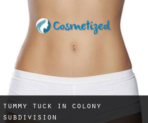 Tummy Tuck in Colony Subdivision