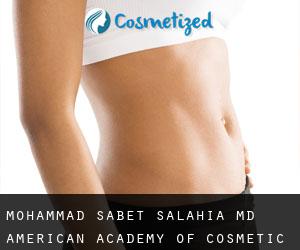 Mohammad Sabet SALAHIA MD. American Academy of Cosmetic Surgery (Dubai)